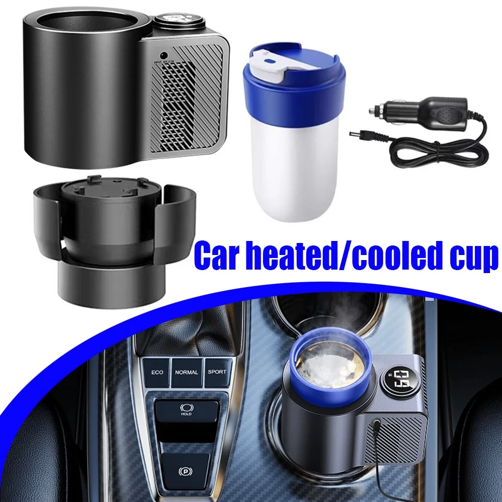 

12V Car Electric Thermos Mug - Portable Smart Temperature Control Digital Display Suitable For Family Outdoor Road Trips