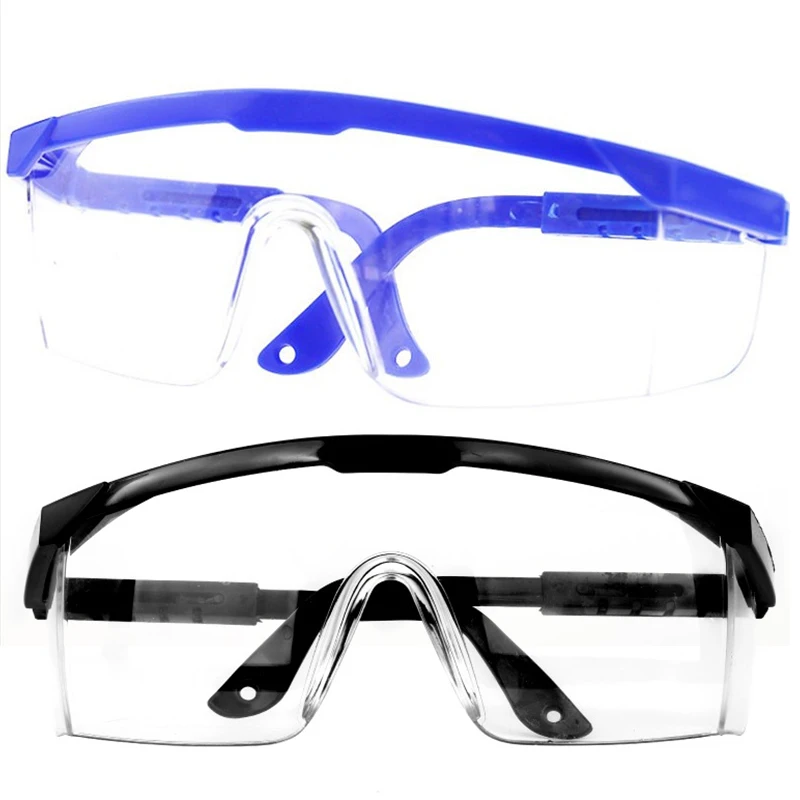 Work Safety Eye Protecting Glasses Lab Goggles Protective Anti-Splash Wind Dust Proof Goggles Safety Riding Glasses Clear Lens