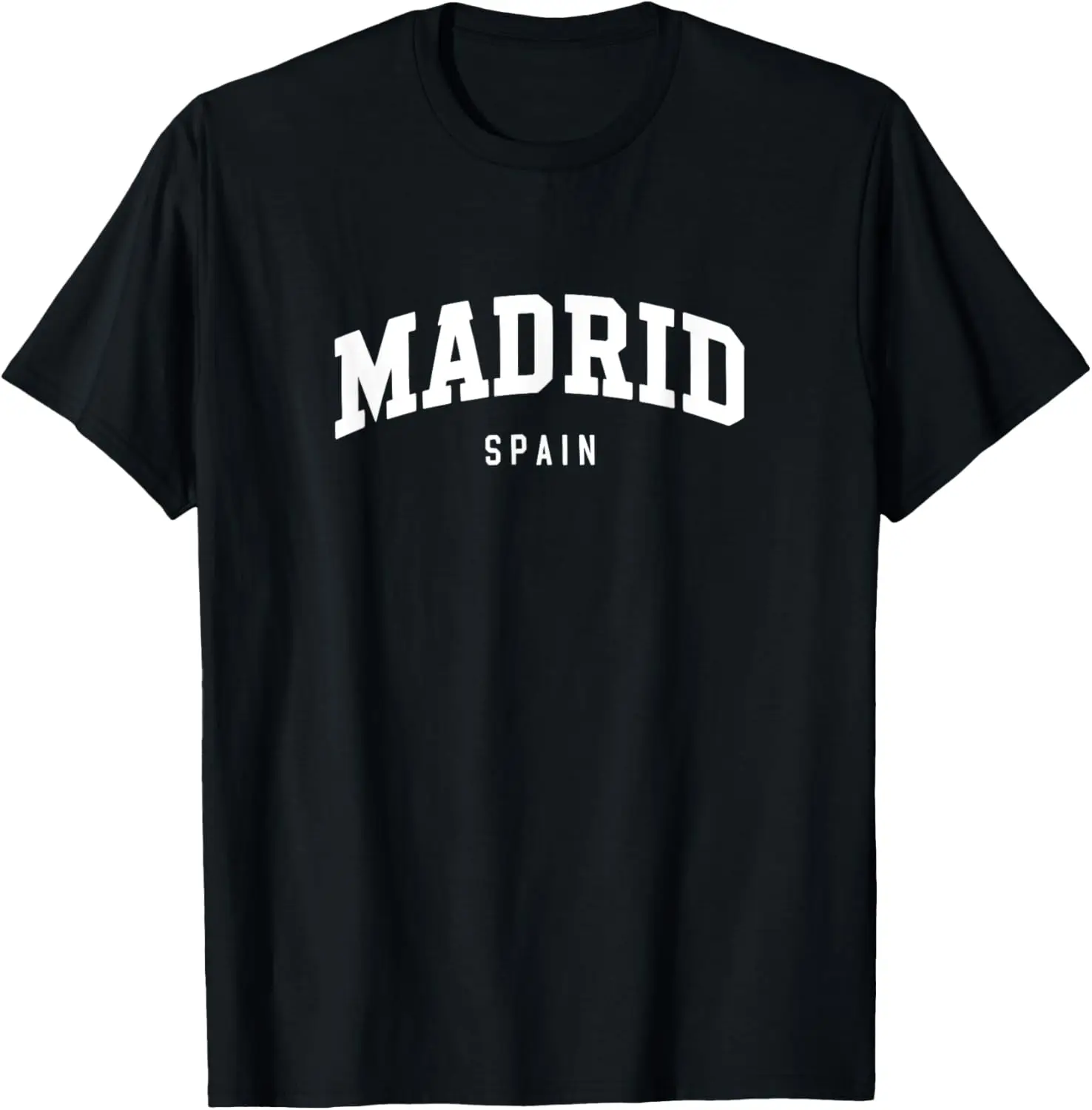 Madrid Spain - College Style Vacation Souvenir T-Shirt