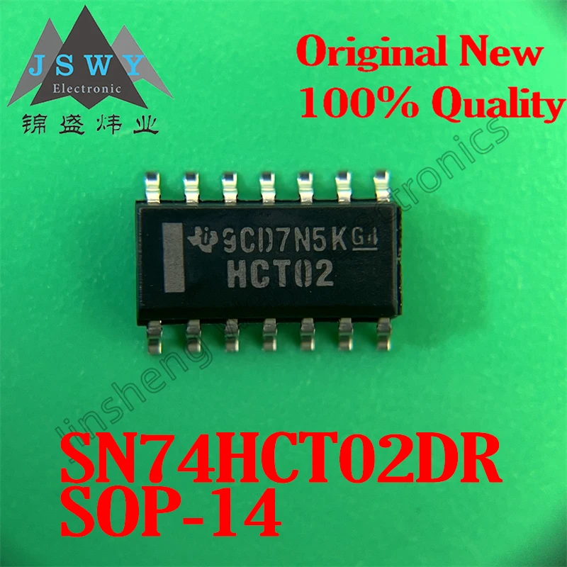 

(20/100pcs) 100% New SN74HCT02DR SN74HCT02 HCT02 SOP14 Logic Chip, In Stock, Original Chipset