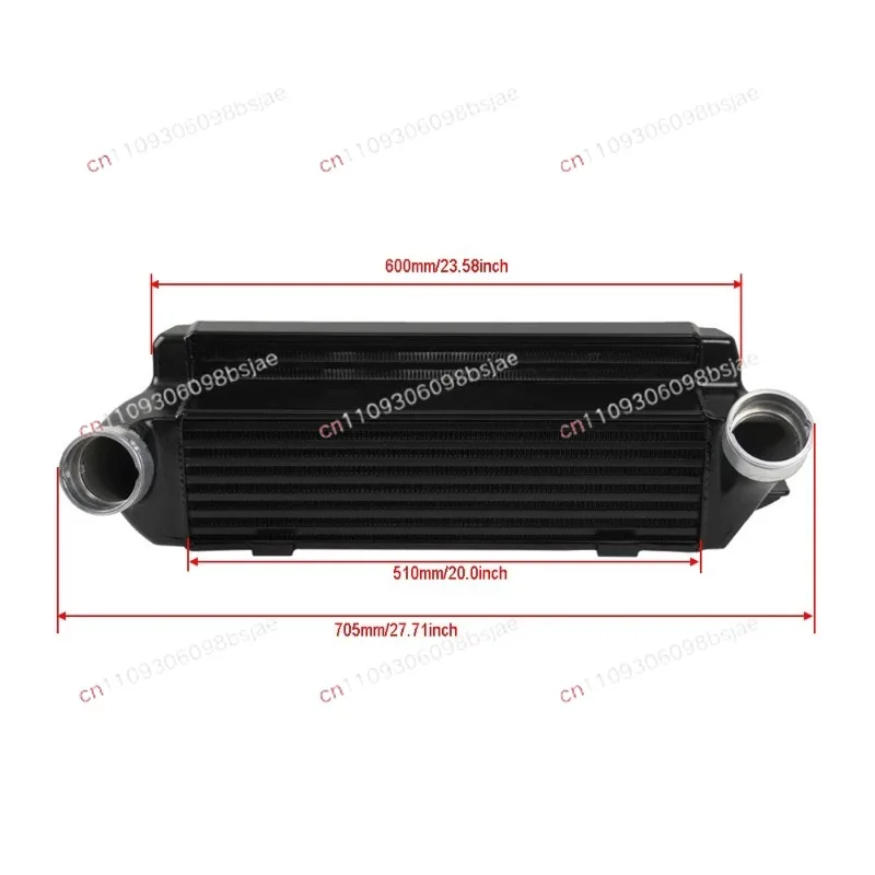 Automotive intercooler for BMW N54 135 335 Z4 E82 E88 E89 E90 plate radiator