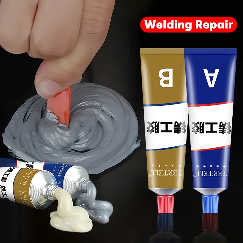 

High Strength AB Glue Strong Cold Welding Glue Heat Resistance Bonding Sealant Agent Magic Plastic Repair Casting Adhesive 2024