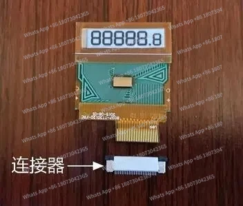 

0.9 inch Segment E-Paper Screen Flexible E-ink Screen (Black White) TT30120 COF Drive Interface