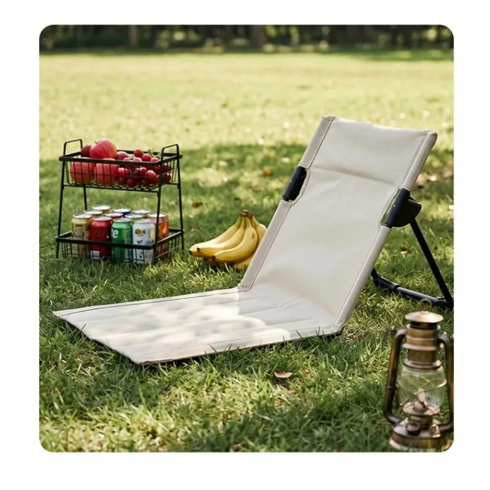 Beach Vacation Folding Chair Park Play Lawn Leisure Backrest Recliner Outdoor Picnic Adjustable Lightweight Lazy Cushion Chair view 4