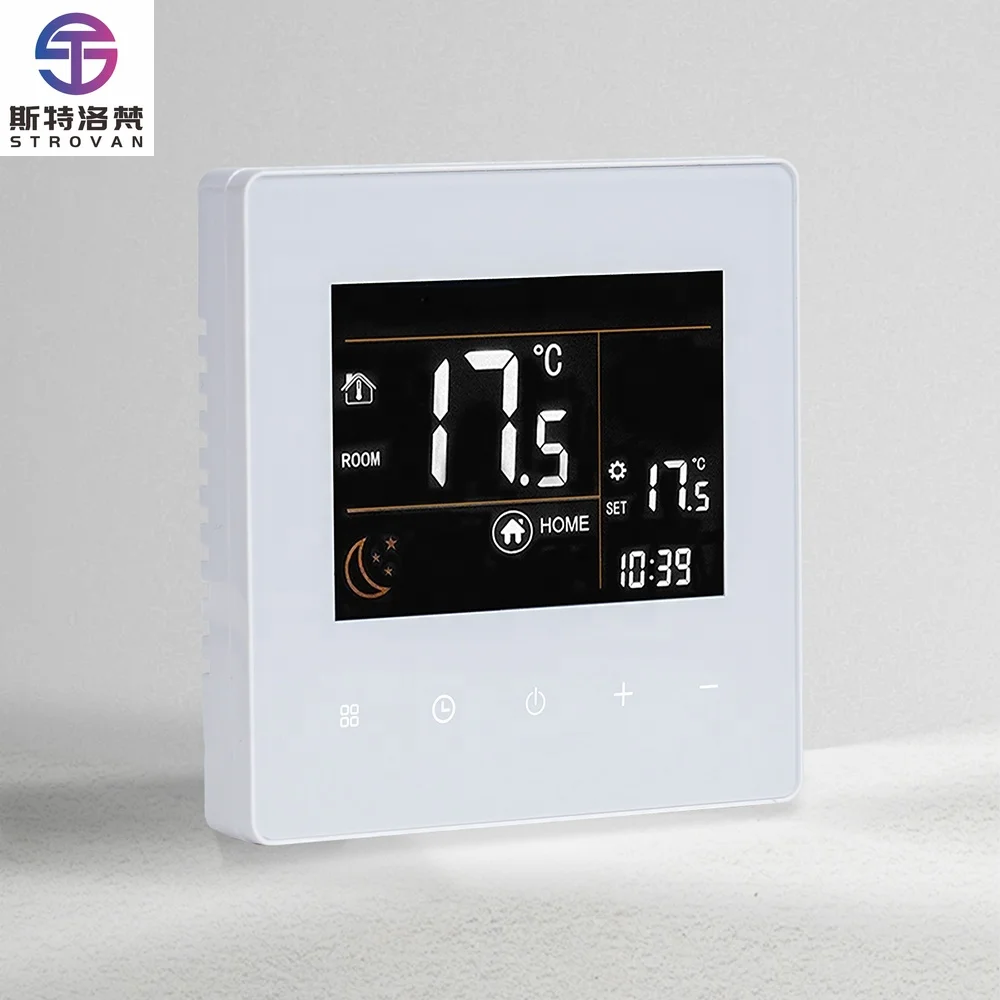 

Modern Design Smart Wifi Thermostat for Electric/ Water Floor Heating Programmable for Room Application