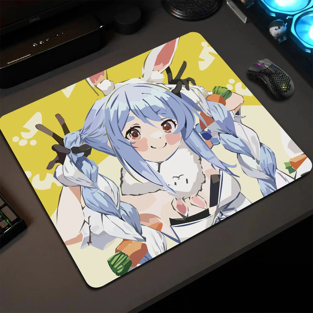 

Pekora Usada Hololive Girl Anime Mousepad Small LockEdge Mouse Pad For Gamers Computer Desk Pad Anti-slip Rubber