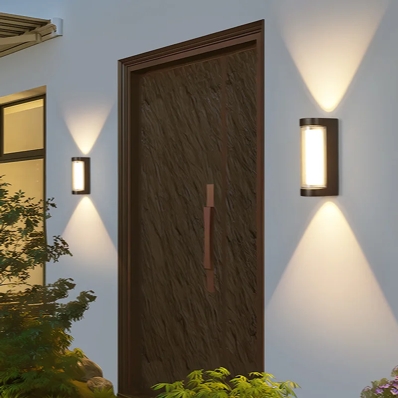 

Minimalist LED Wall Sconce - AC85-260V, IP65 Waterproof, 8*7.5*18CM for Patio & Entryway Ambiance