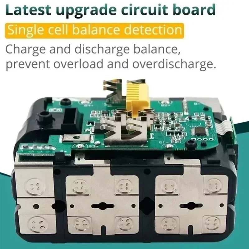 NEW 18V WIth LED Charger BL1860 Rechargeable Battery 12000mAh Lithium Ion for Makita 18v Battery BL1840 BL1850 BL1830 BL1860