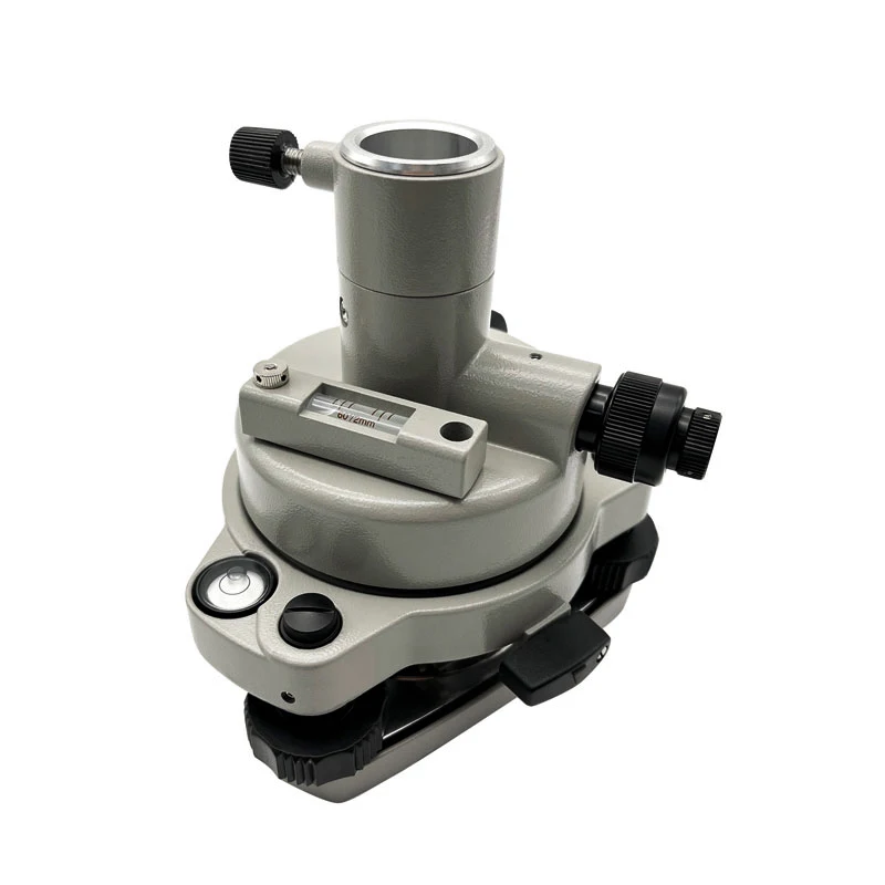 

NEW Gray Three-jaw Tribrach & Adapter With Optical Plummet For Total Station Prism GPS Surverying