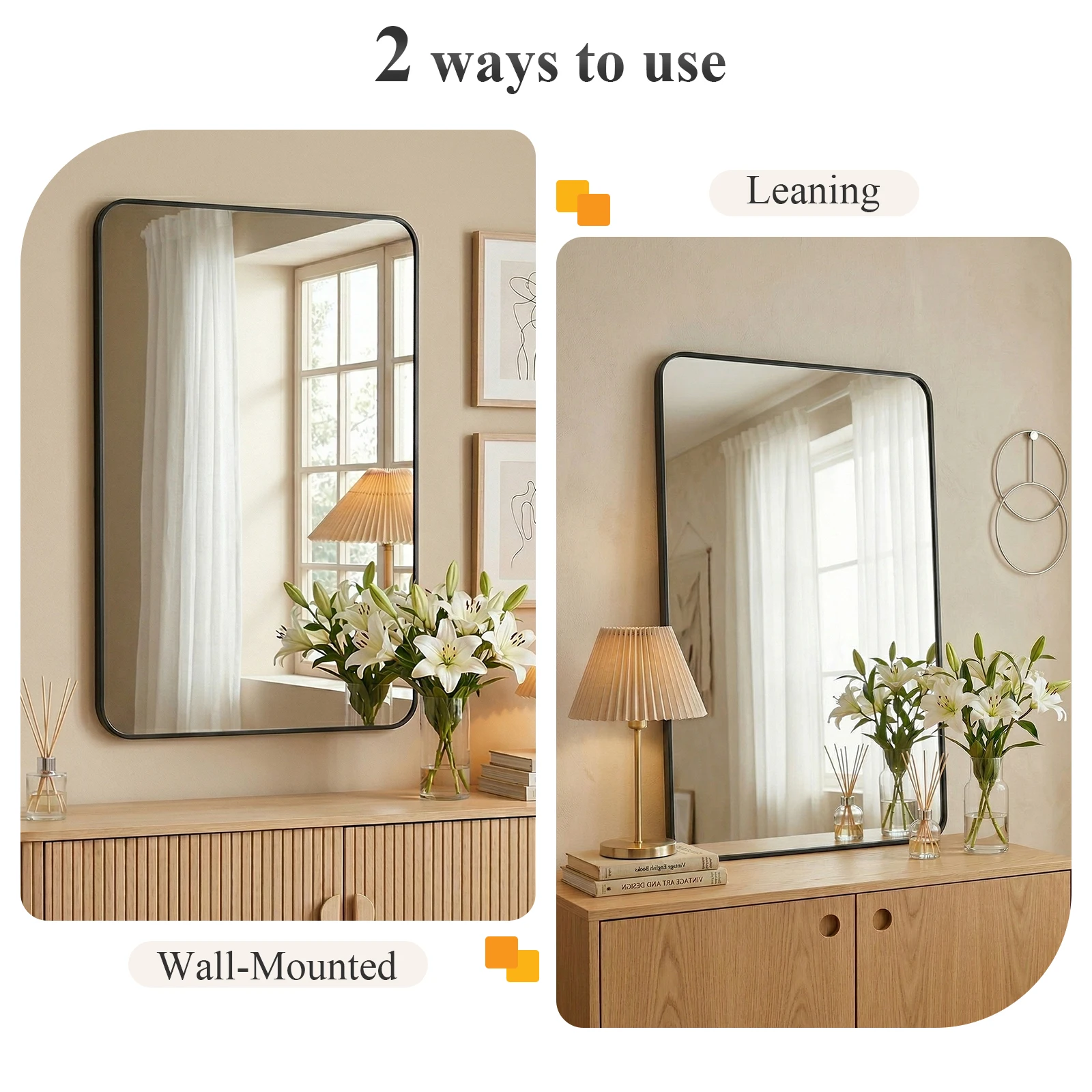 modern interior mirror styling
