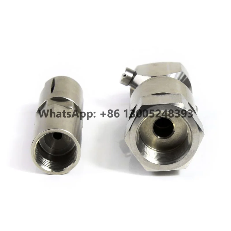 

1/2" 3/4" 360 Degree Washing Nozzle 304SS Female Thread Stainless Steel Pressure Auto Rotating Tank Cleaning Water Jet Sprayer