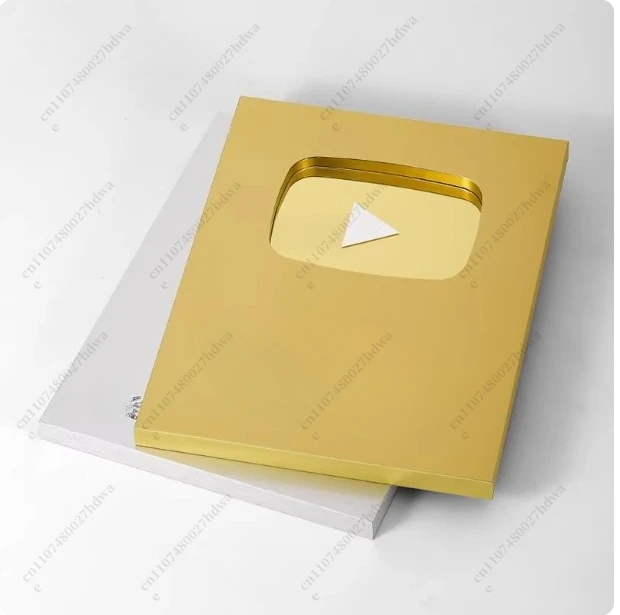 

Кнопка игры, серебряная, золотая медаль, украшение на стену, интернет-знаменитости