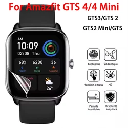 Protective Film For Amazfit GTS 4 3 2 Anti-scratch Screen Protector Clear Soft Hydrogel Films For Huami Amazfit GTS 4 Mini 2Mini