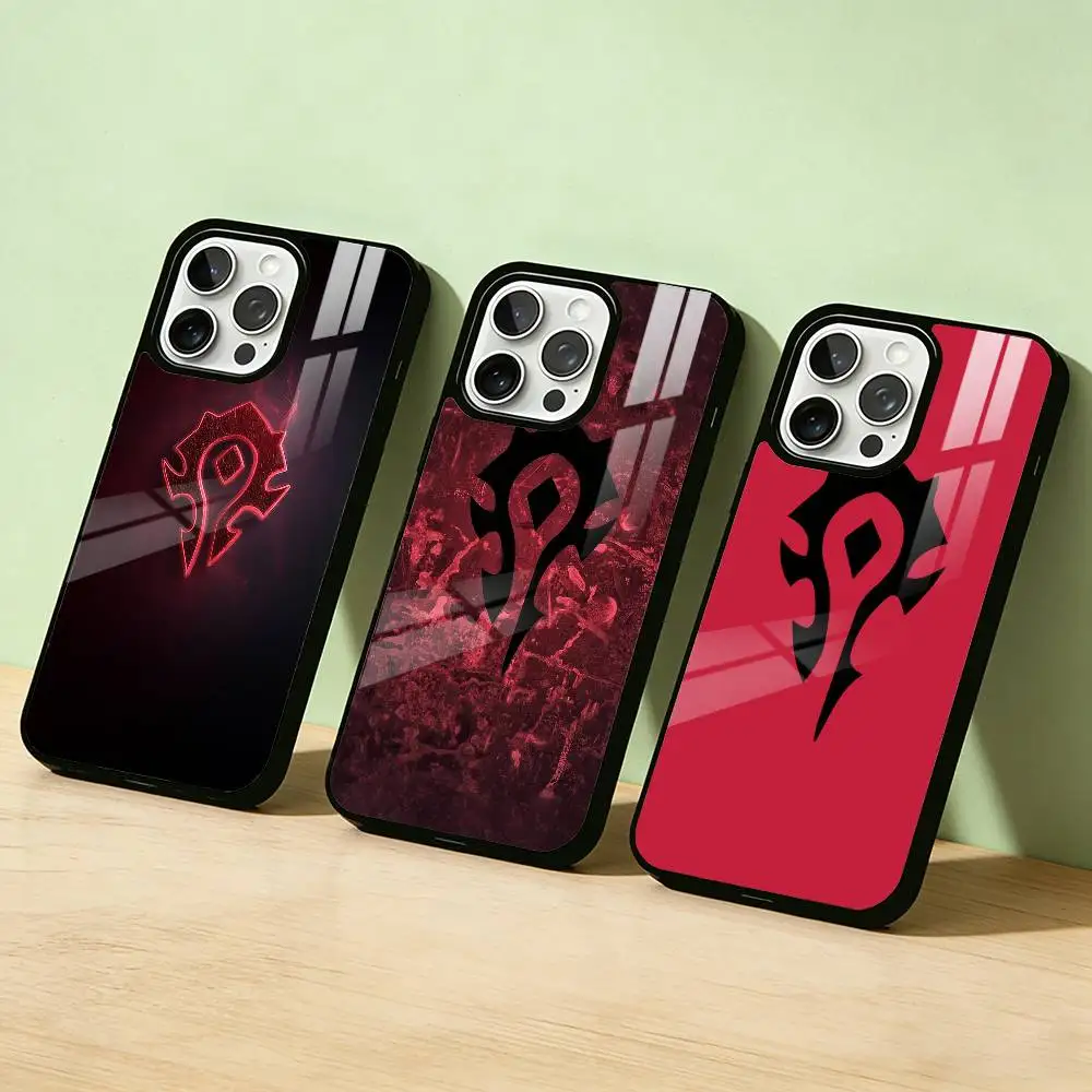 

AAA W-World Of W-Warcraft Phone Case Color Silver Shell For IPhone 17 16 15 14 13 12 11 Pro Max Plus