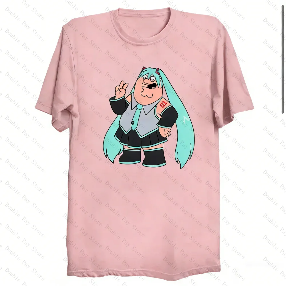 Peter Griffin Miku Meme T-Shir - Anime Cosplay Meme incelemesi ve fiyatı