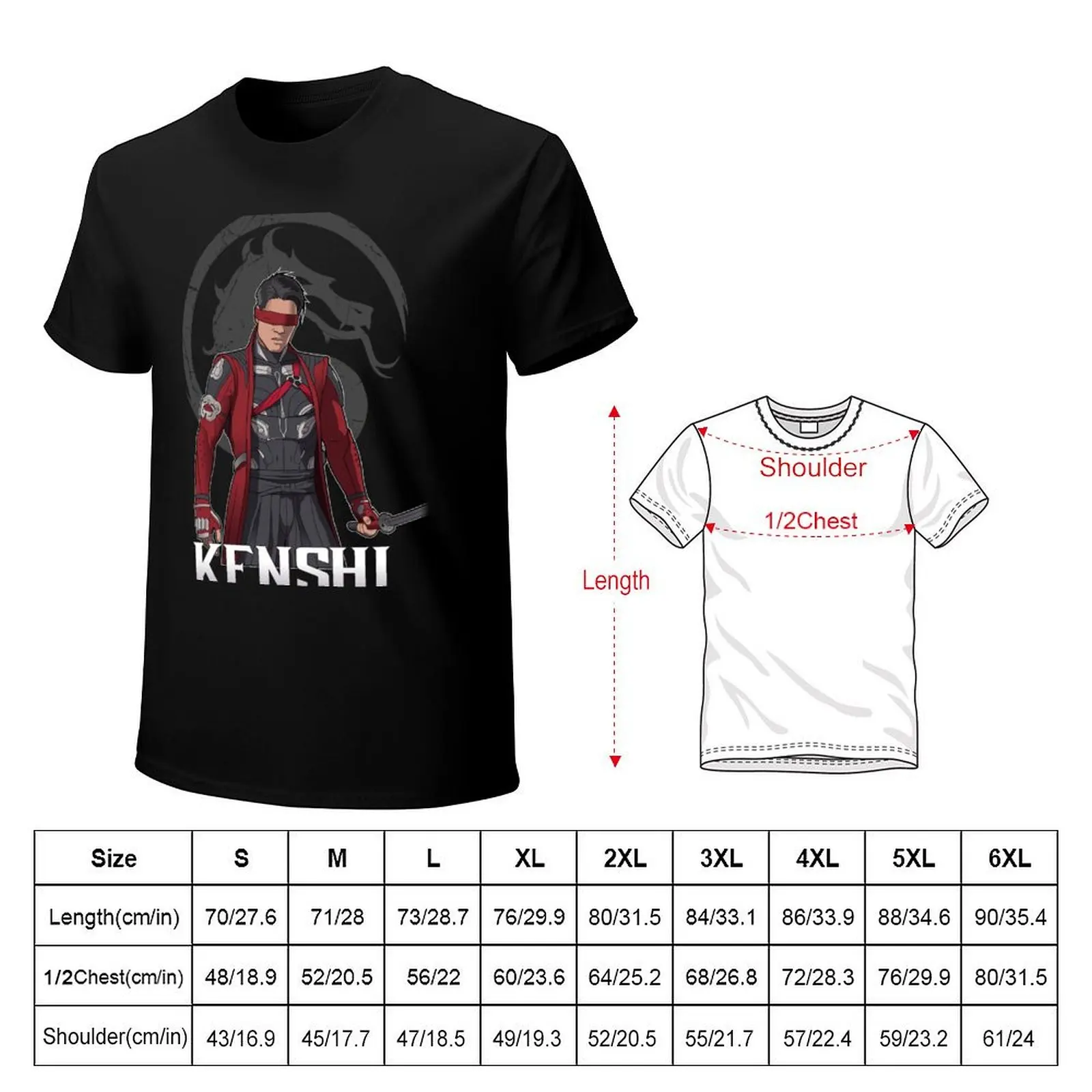 Kenshi Mortal Kombat 1 / MK 1 T-Shirt sweat anime Men's t-shirt