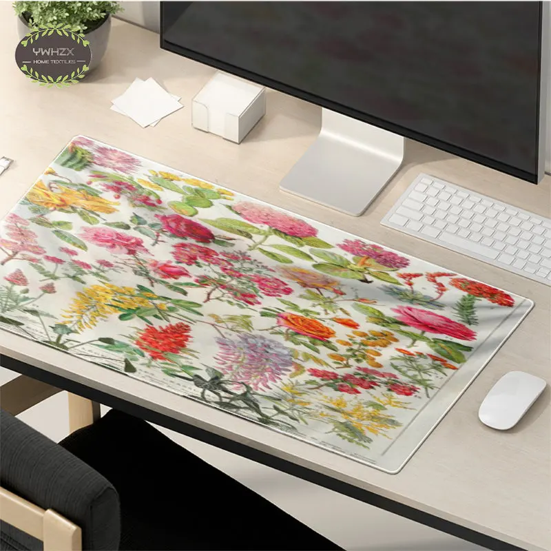 Gingko Biloba Leaves Mouse Pad Gaming Computer Home MousePads Office Mat Gamer Desk Carpet Rubber Anti-slip Anime Floor Decor