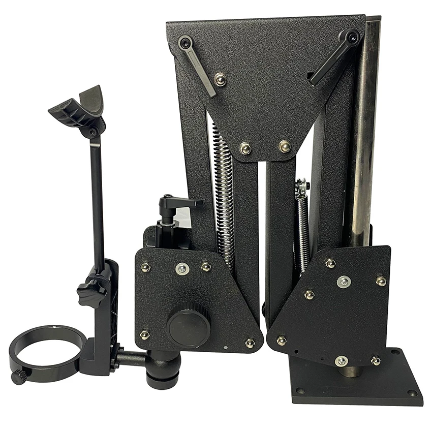 Stereo Acrobat Microscópio Stand Suporte Flexível Ferramentas de Jóias Suporte de Lupa 77 mm 85 mm de Diâmetro