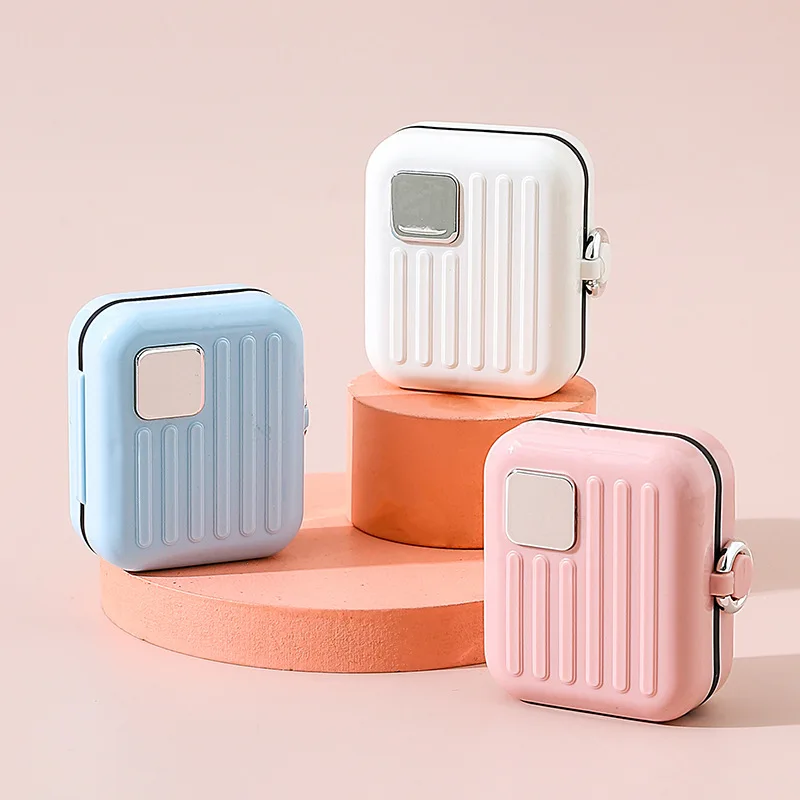 Compact Portable Mini Travel Medicine Box - Seven-Day Tablet Organizer Jewelry Storage Container - On-the-Go Drug Dispenser