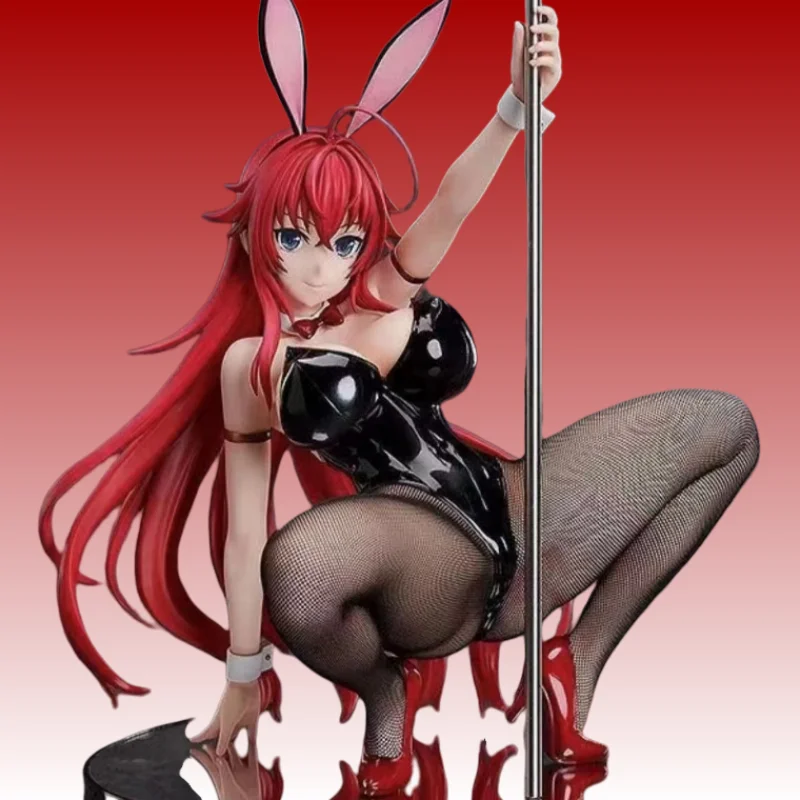 high School 47cmAnime Figure Rias Gremory Figures Sexy Bunny Girl Statue Collection Model Decoration Ornament Toy Christmas Gift