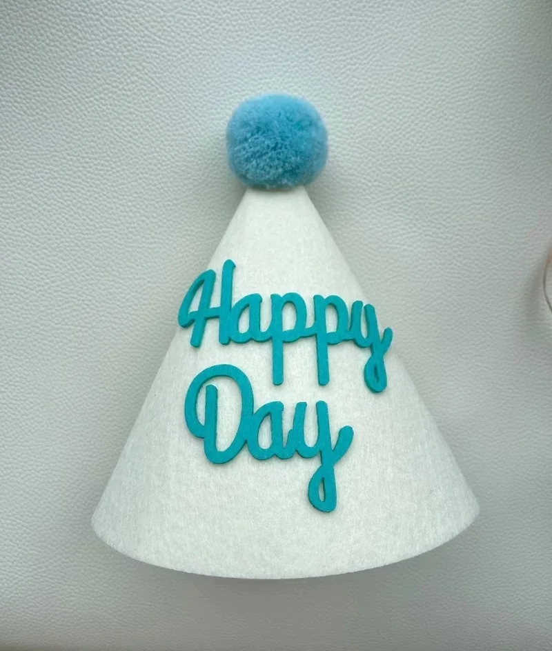 Kids Headcover Anniversary Cap Children Birthday Party Crown Baby Shower Hat Photo Prop