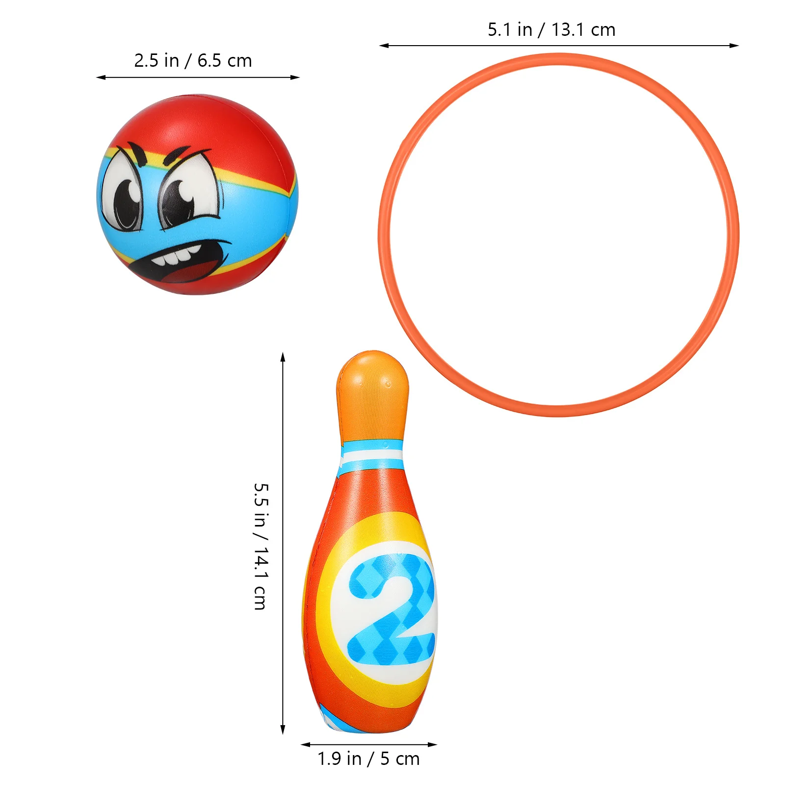 

1Set Toddler Bowling Ball Set Indoor Outdoor Games Family Fun Number Learning Durable Materials Long Serving Life