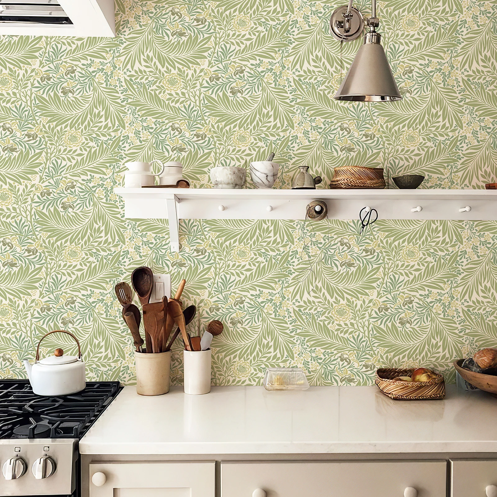 Zielone liście Kwiatowa tapeta – Herbal Wallpaper recenzja i cena