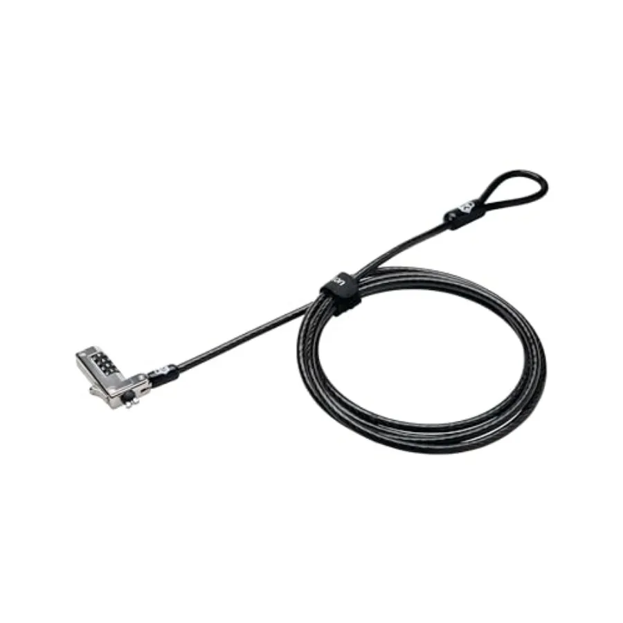 NanoSaver Laptop, Resettable Computer Security Locking Cable for Ultra-thin Laptops for HP Lenovo Asus Acer, Resettable 4-whee