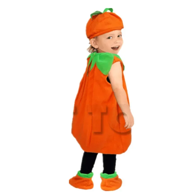 Halloween Costumes Toddler Pumpkin Costume Childern Cute Cosplay For Baby Girl Boy Fancy New Year Carnival Party Dress MN8