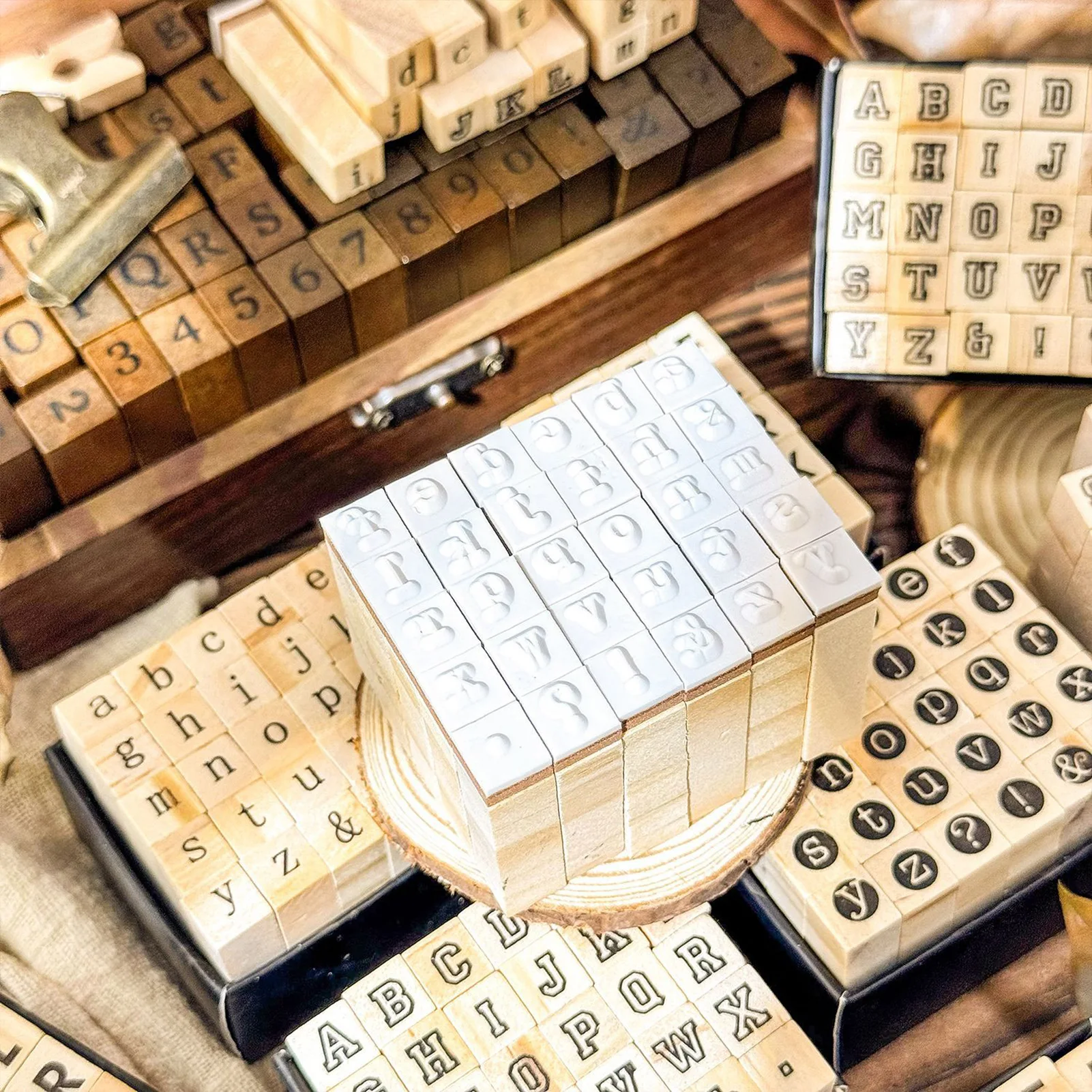Creative Alphabet Wood Stamps  - Art Craft Show recension och pris