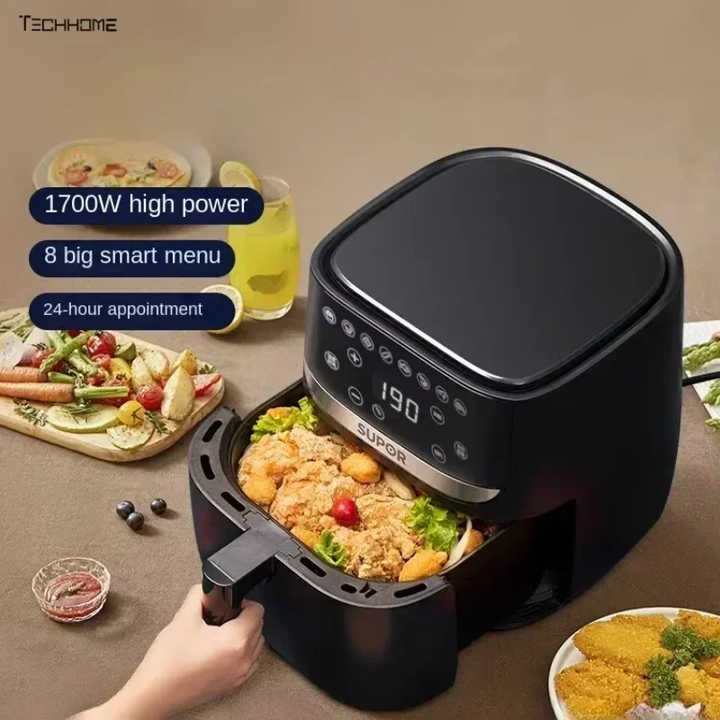 6L large capacity Air fryer household new style multifunctional electric fryer oven integrated automatic oil-free fryer