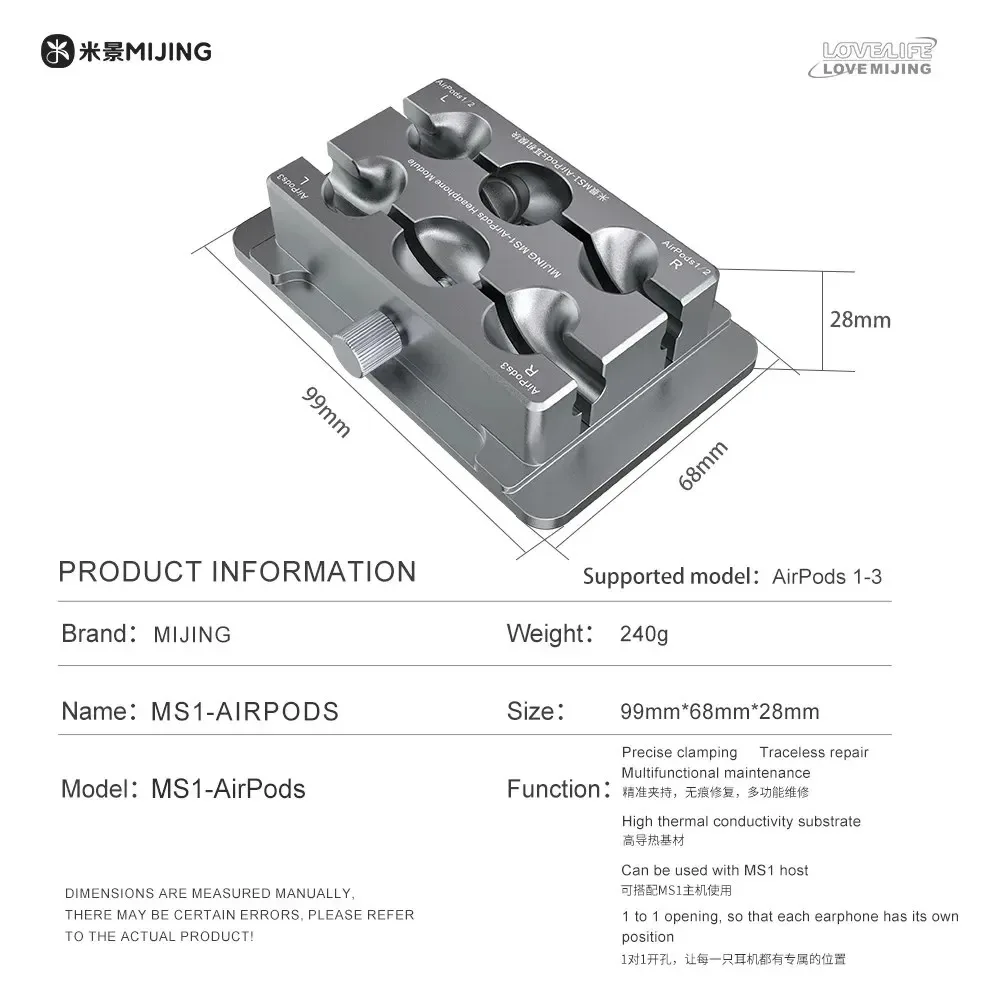 Mijing iRepair MS1 Intelligent Desoldering Preheating Platform for iPhone X-12 13 14 15 16ProMax Samsung Motherboard Preheater
