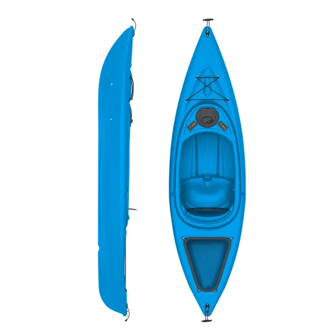 

Одноместный жёсткий каяк-каноэ для отдыха, лёгкая лодка для озерного и морского рафтинга