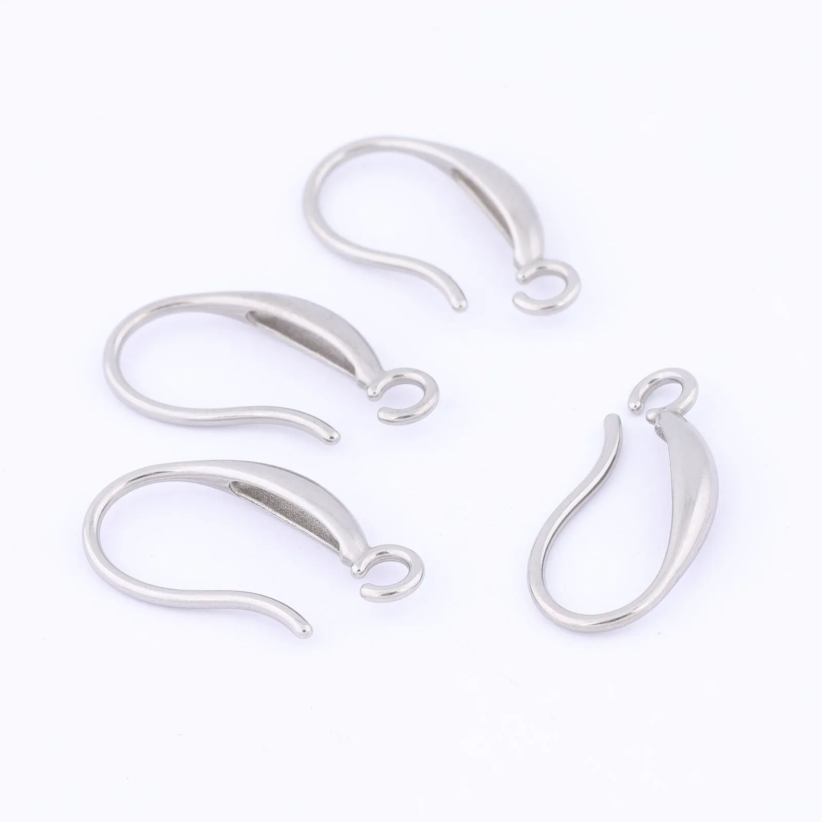 20pcs Stainless Steel 316 Hypoallergenic Earring Wire Hooks Diy Jewelry Making Supplies