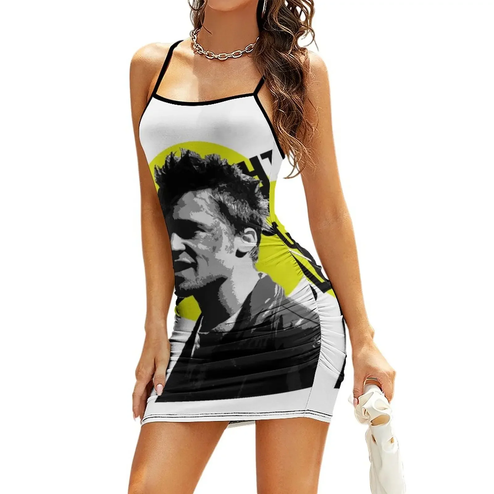 

fight club pop art Sling Dress dress women summer 2026 Long dress Women long clothing women summer 2026