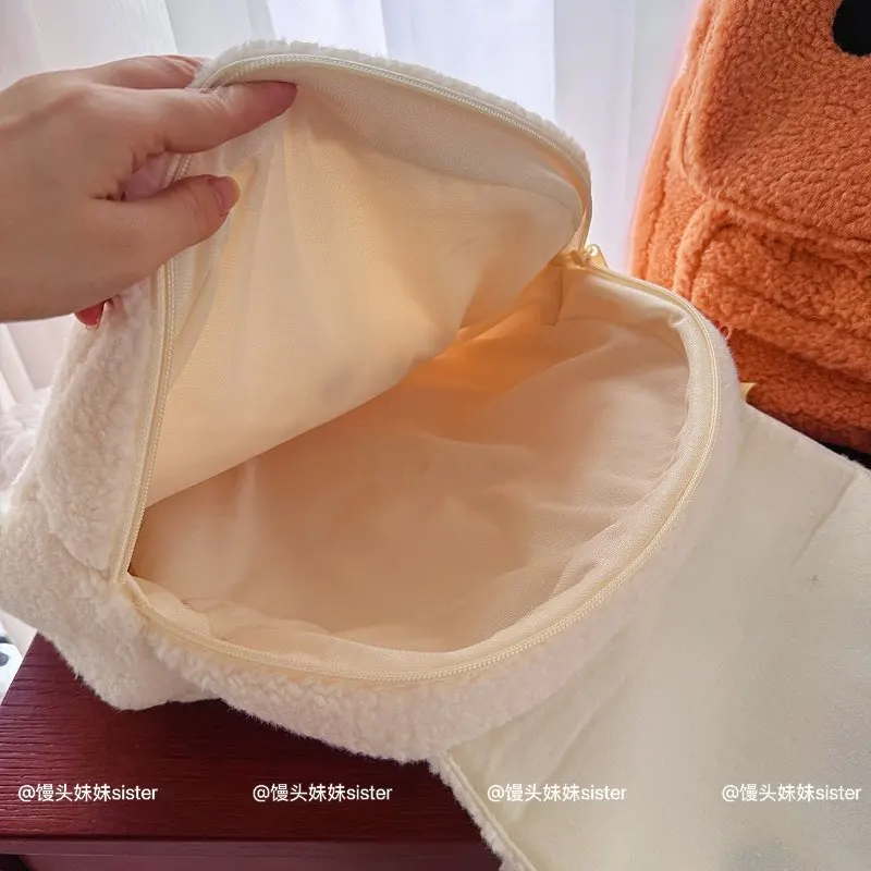 Rilakkuma Collection sac à dos en peluche Kawai ours en peluche poupée en peluche Kawaii chambre Dcor mignon Animal école voyage sac à dos fille Gif