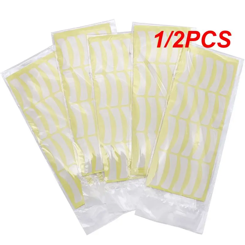 Patchs adhésifs en papier pour extension de cils, accessoire de maquillage pour les yeux, effet naturel, 1 ou 2 pièces