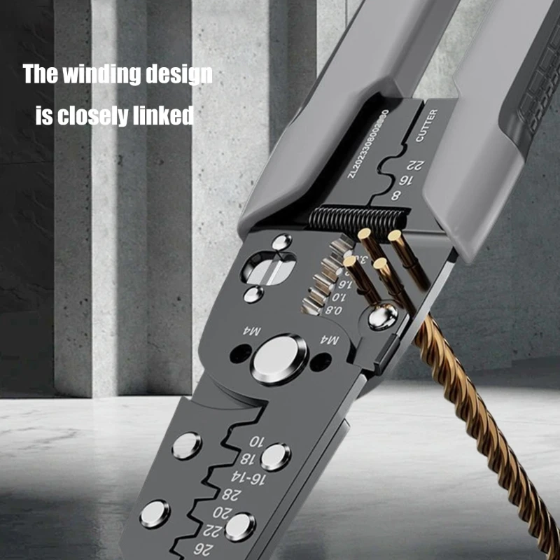 

Professional Electrical Crimper Pliers For Terminal Connectors Ergonomic Grip