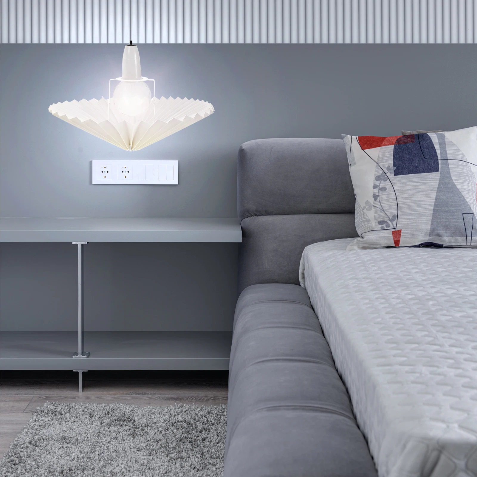 

Rustic Cloth Shade Replacement Simple Decorative Light Shade For Table Lamp Ceiling Floor Bedroom Living Room
