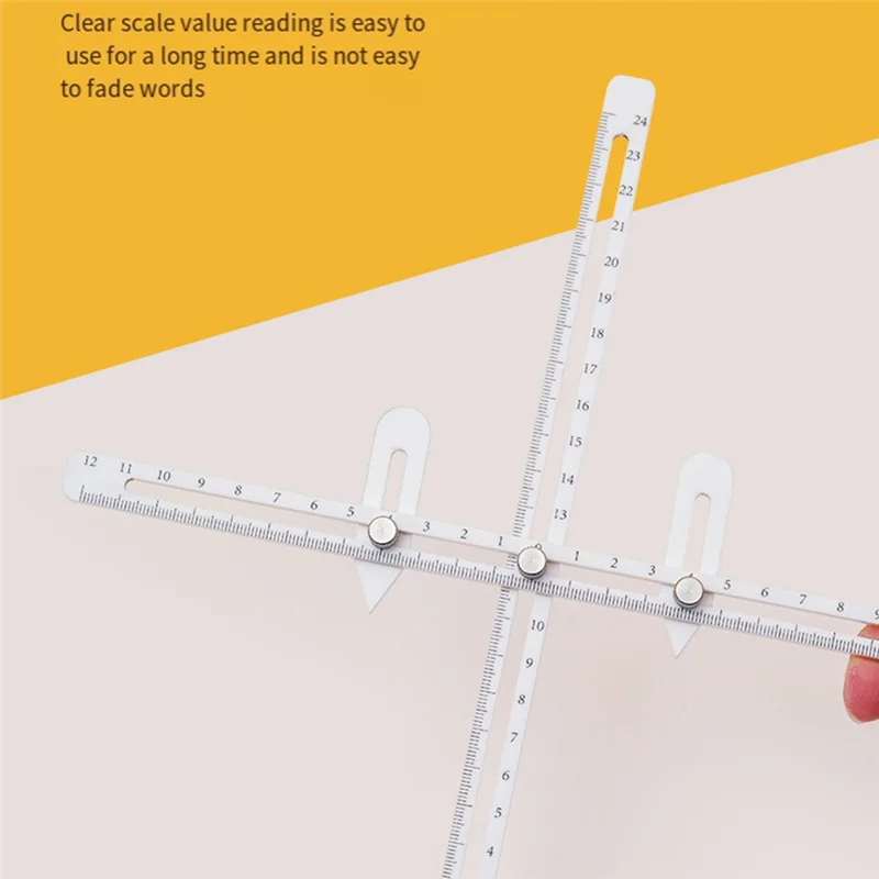 

Комбинированный набор измерительных линеек, многофункциональная измерительная линейка глубины/толщины/калибра, гончарные инструменты