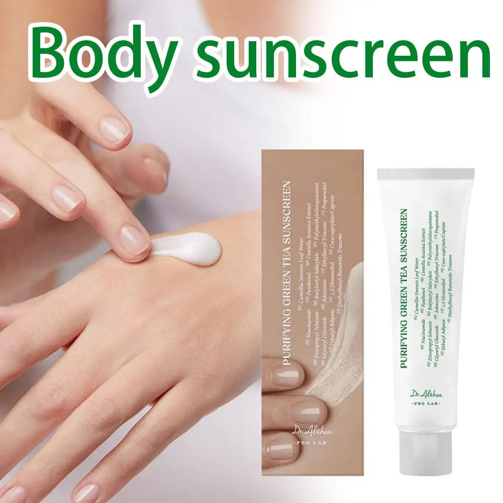 

Dr.Althea Green Tea Sunscreen 50ml Refreshing Not Greasy Long-Lasting Sun Protection For Sensitive Skin Non-Irritating