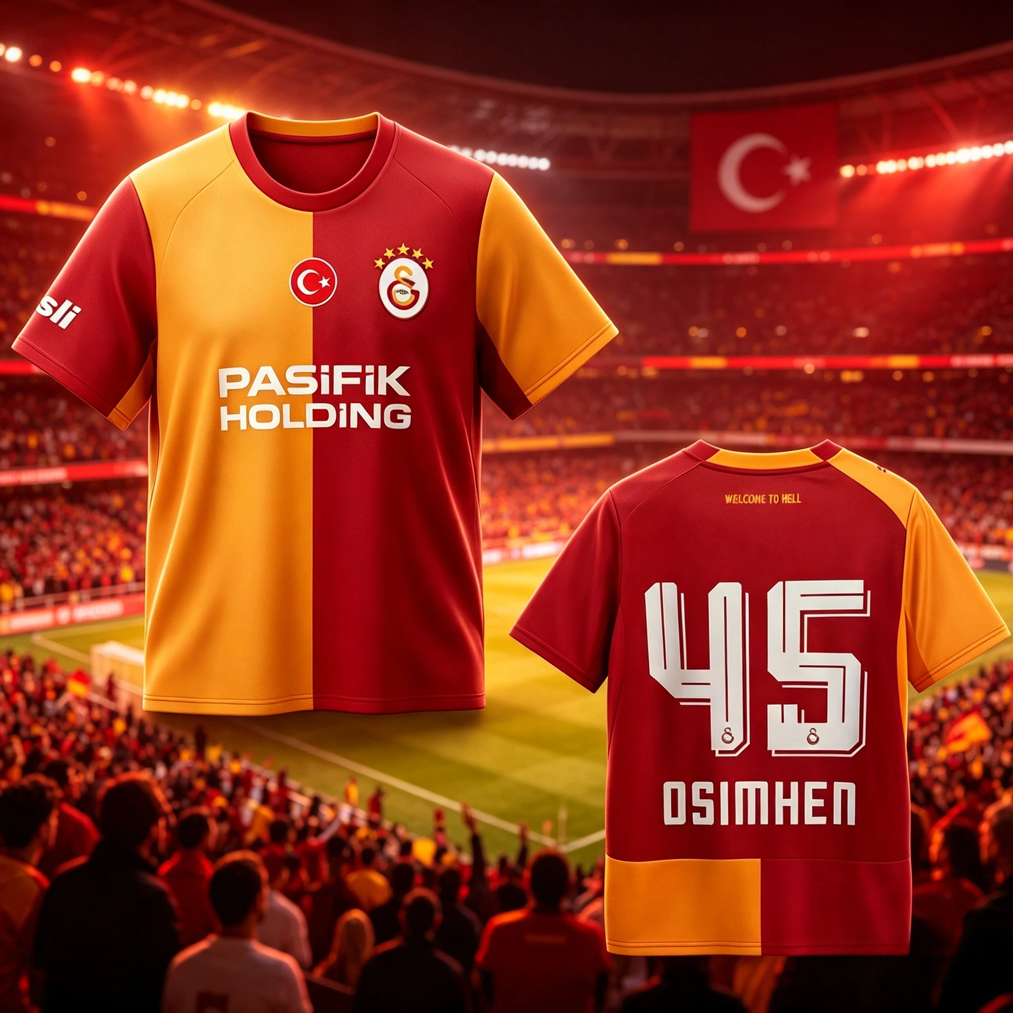 26/27 Season Galatasaray Football Jersey Shirt, Men Summer New 3D Sports Tshirt, Training Breathable Quick Drying Sweatshirt