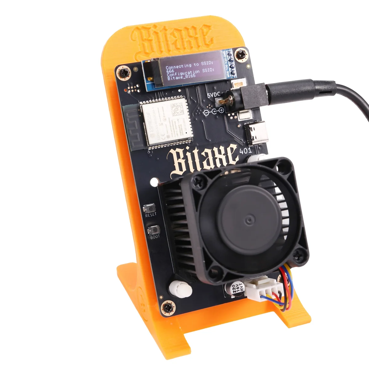 T48C_Bitaxesupra 401 솔로 광부 비트코인 ​​광부(스탠드 영국 플러그 포함)