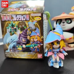 Bandai Candy Toy Genuine Black Magician Dark Magician Girl Action Figure Toys For Kids Gift Collectible Model Toys Gifts