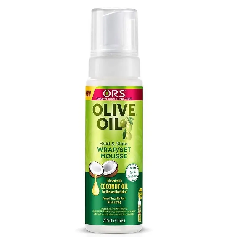 207ml/100ml  Curly Hair Mousse For Wigs Strong Hold Olive Oil Hair Styling Mousse Anti-Frizz Hair Foam Mousse For Styling Hair image 3
