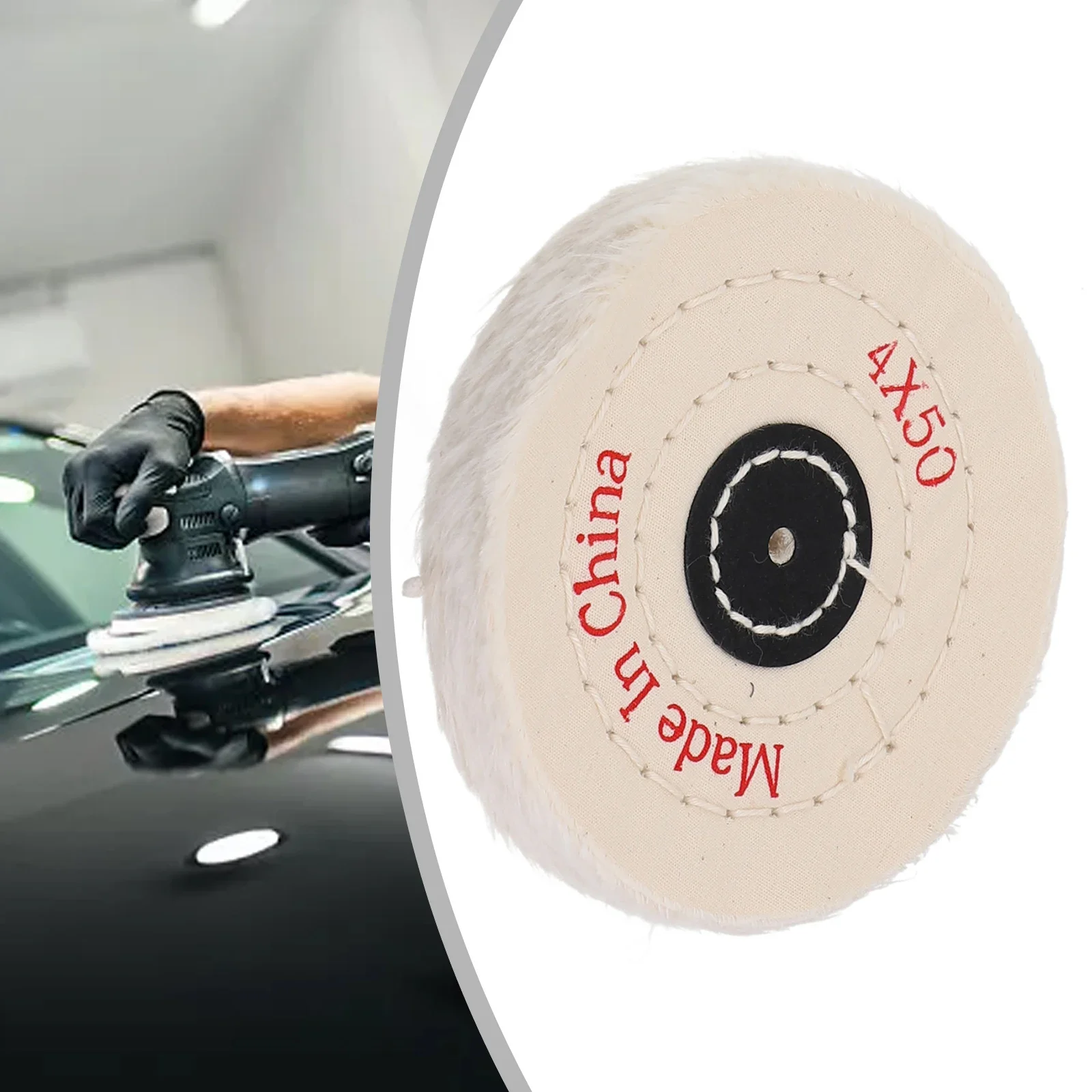 1pc Cloth Buffing Polishing Wheel Arbor Buffer Polish Grinder Pad For Metal Jewelry Aluminum Wood Plastic Polishing Pad 2-8inch