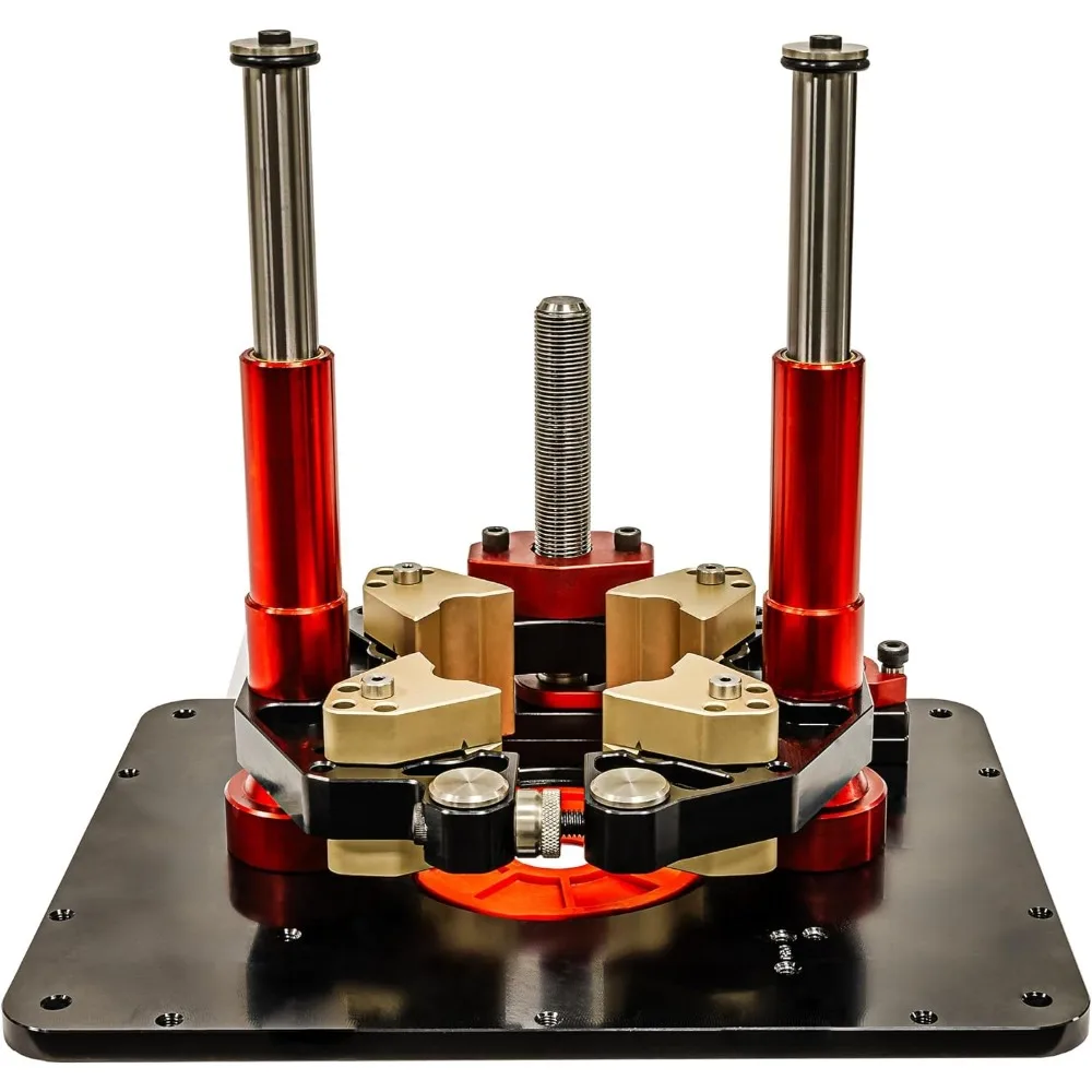 Master Lift II 02120 Router Lift, 9-1/4 polegadas por 11-3/4 polegadas, preto/vermelho