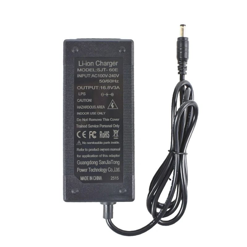 12.6V 16.8V 3A 5ALithium Battery Charger for 18650 26500 33.6V2A Power Adapter Polymer lithium battery Pack