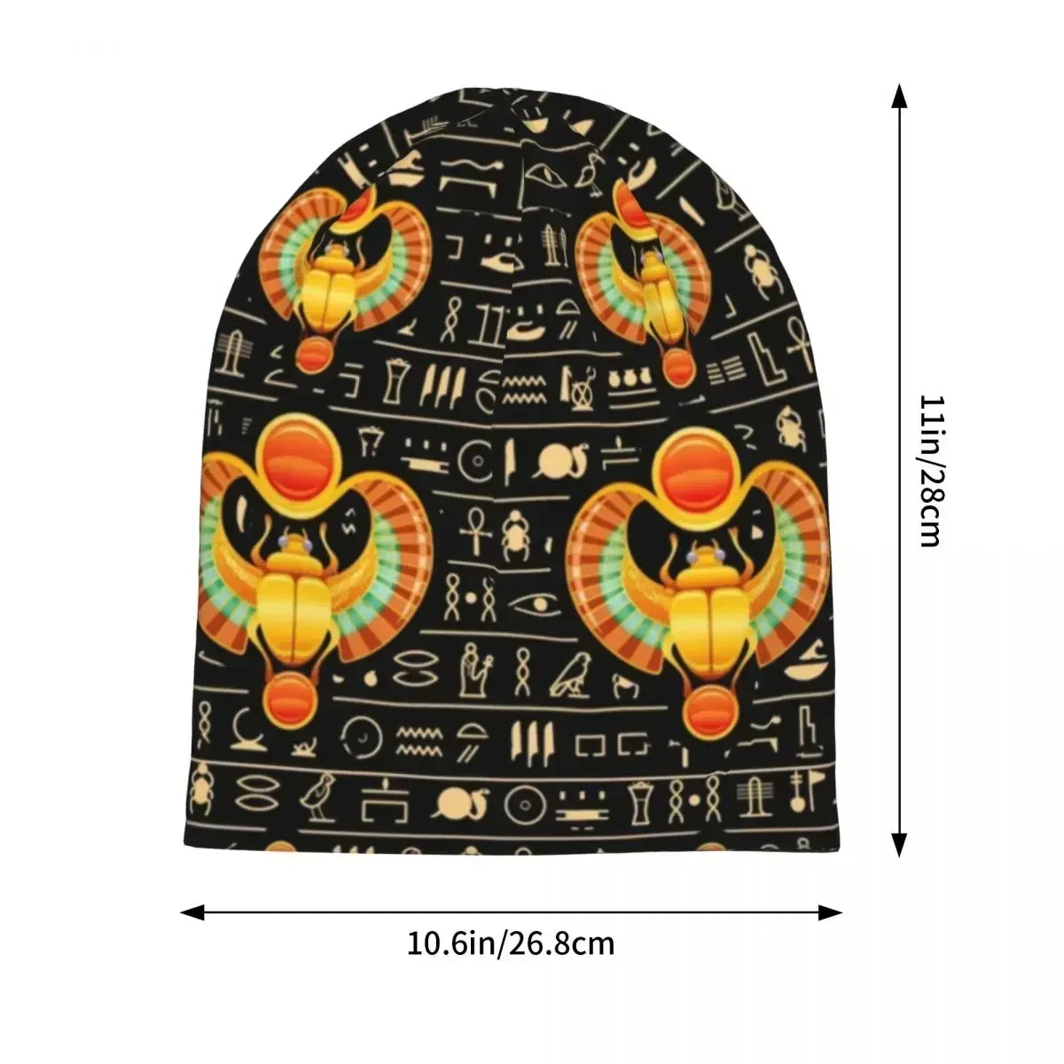 Ancient Egypt Egyptian Unisex Adult Beanies Caps Knitting Bonnet Hat Warm Fashion Autumn Winter Outdoor Skullies Hats