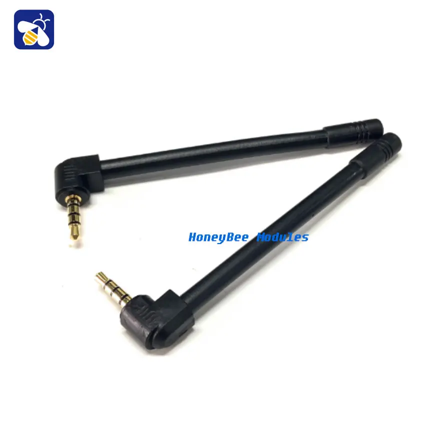 Antena Audio otwór słuchawkowy mini antena 3.5 MM wzmocniony efekt audio 2G 3G antena radio samochodowe 10cm